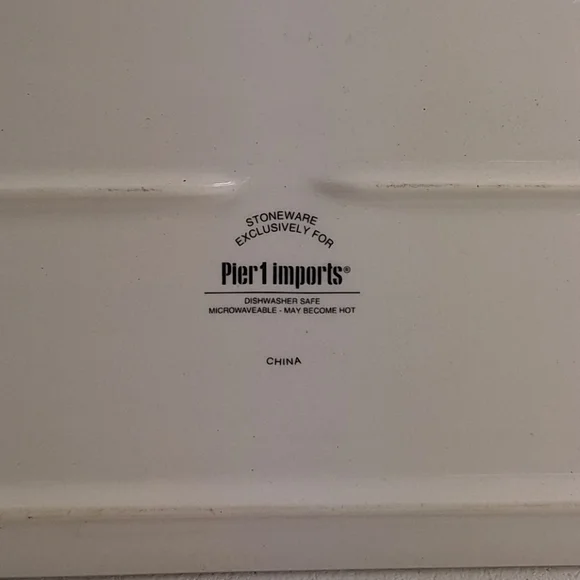 Pier 1 Imports Farm Animals Platter Rectangular Pig/Lamb/Duck/Chicken - Picture 5 of 9